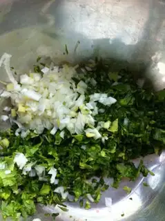 Make Celery eggcake step 1