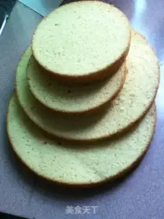 Make Birthday cake step 1