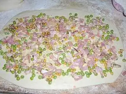 Make Bacon pea roll step 5