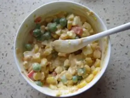 Make Ham salad sandwich step 3