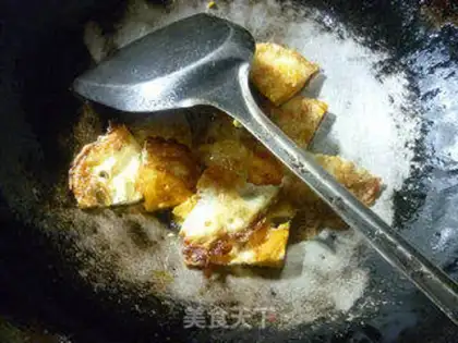Make Dutch bean fried eggs step 3