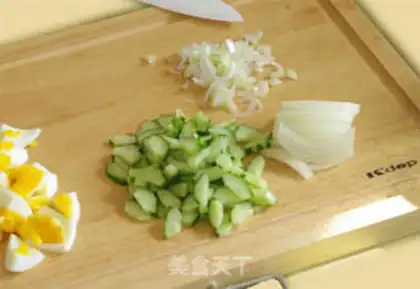 Make Mashed potato salad step 1