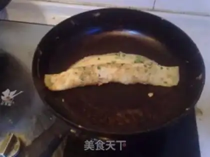 Make Salad omelet step 6