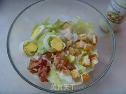 Make Caesar Salad step 4
