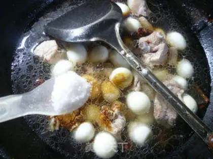 Make Battery roasted quail eggs step 7
