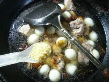 Make Battery roasted quail eggs step 8