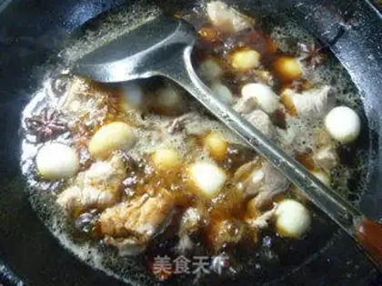 Make Battery roasted quail eggs step 9