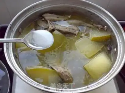 Make Two winter duck soup step 4