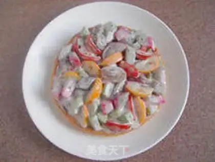Make Cake fruit salad step 4