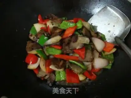 Make Back to the beef pan step 7