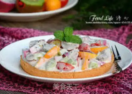Make Cake fruit salad step 5