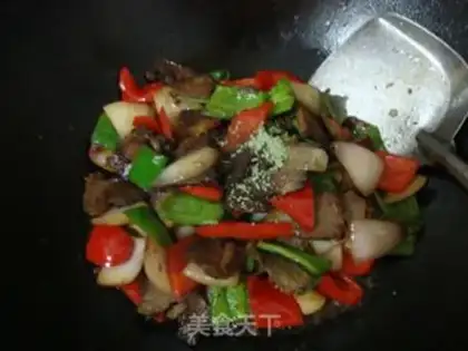 Make Back to the beef pan step 8