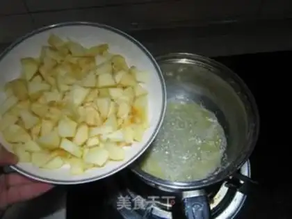 Make French apple pie step 3
