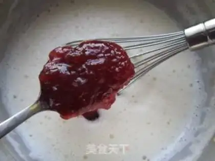 Make Strawberry sauce ice cream step 8