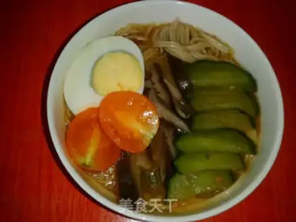 Make Korean soup noodles step 3