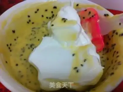 Make Black sesame cake roll step 9