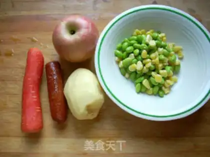Make Vegetable salad step 1