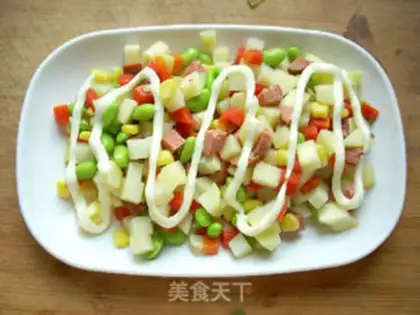 Make Vegetable salad step 4