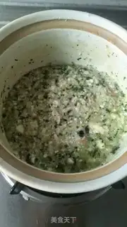 Make Porridge of spinach tofu step 3