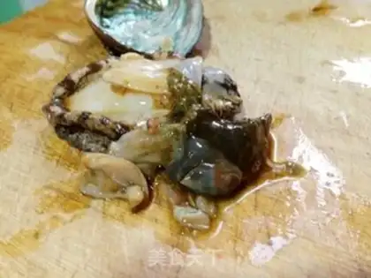Make Garlic fans steam little abalone step 0