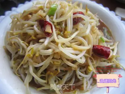 Make Jealous green bean sprouts step 3
