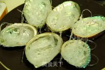 Make Garlic fans steam little abalone step 6