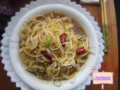 Make Jealous green bean sprouts step 5