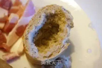Make Bacon egg juice stick toast step 0