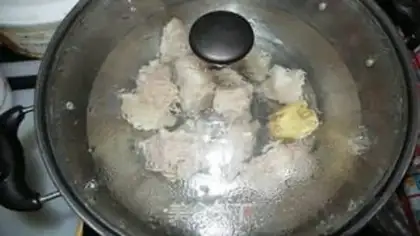 Make Soybeans hoove soup step 4