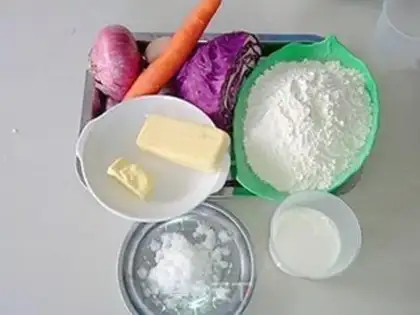 Make Vegetable salad bread step 0
