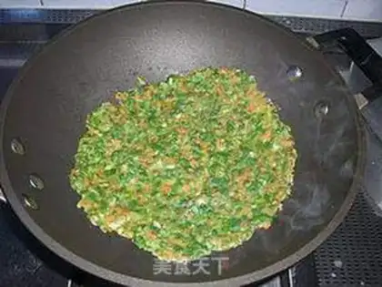 Make Spinach carrot pancakes step 5