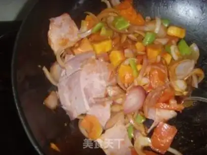 Make Pumpkin rice step 5