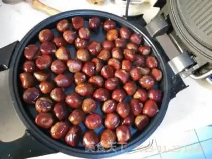 Make Pancakes and roasted chestnuts step 2