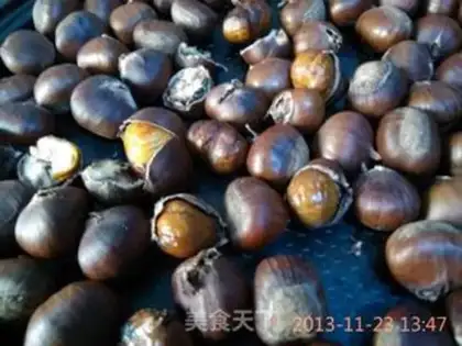 Make Pancakes and roasted chestnuts step 4