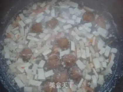 Make Tofuball soup step 2