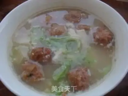 Make Tofuball soup step 4