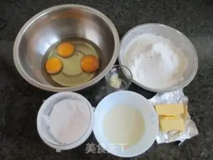 Make All the sponge cake step 0