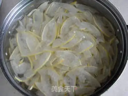 Make Secret grapefruit skin step 2