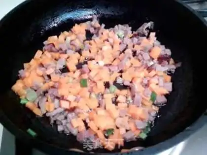 Make Ham egg pizza step 4
