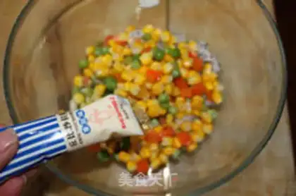 Make Fruit salad puff step 15