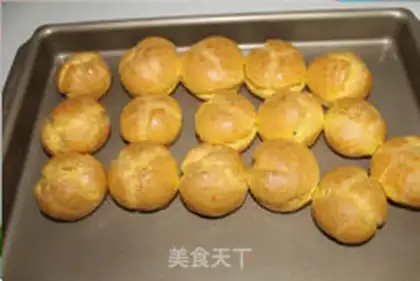 Make Fruit salad puff step 17