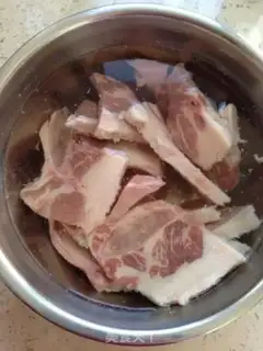 Make Korean fried steak step 1