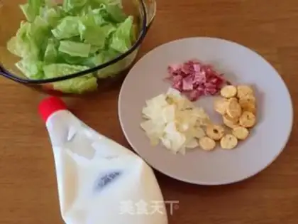 Make Caesar salad step 0