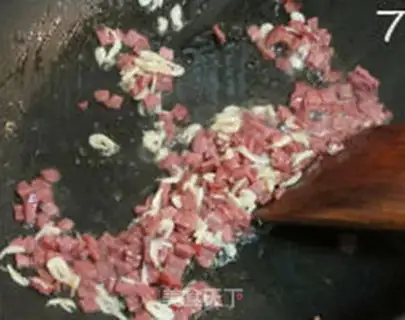 Make Ham salad and rice step 6