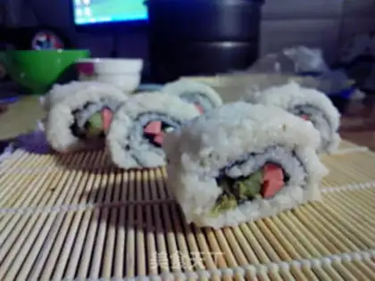 Make Angel sushi roll step 0