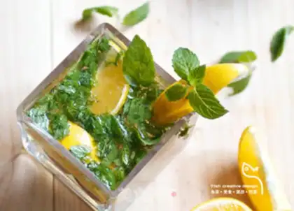 Make salted lemon mojito step 8