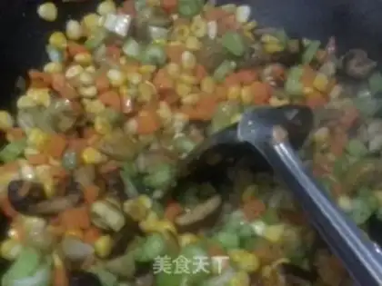 Make Five-colored rice step 4