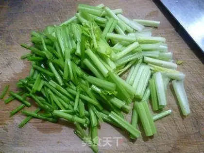 Make Eggs and celery step 4