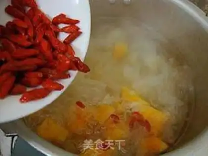 Make The papaya lilies step 5