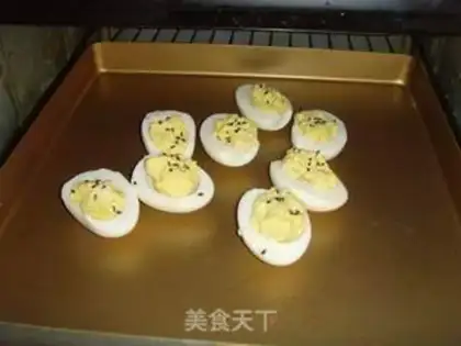 Make Roasted devil eggs step 4